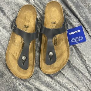 New without box Birkenstock sandals navy color
